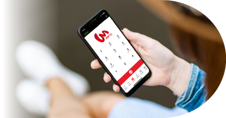 Ukážka aplikácie VIPTel Phone v mobile - VoIP klient pre Android a iOS smartfóny